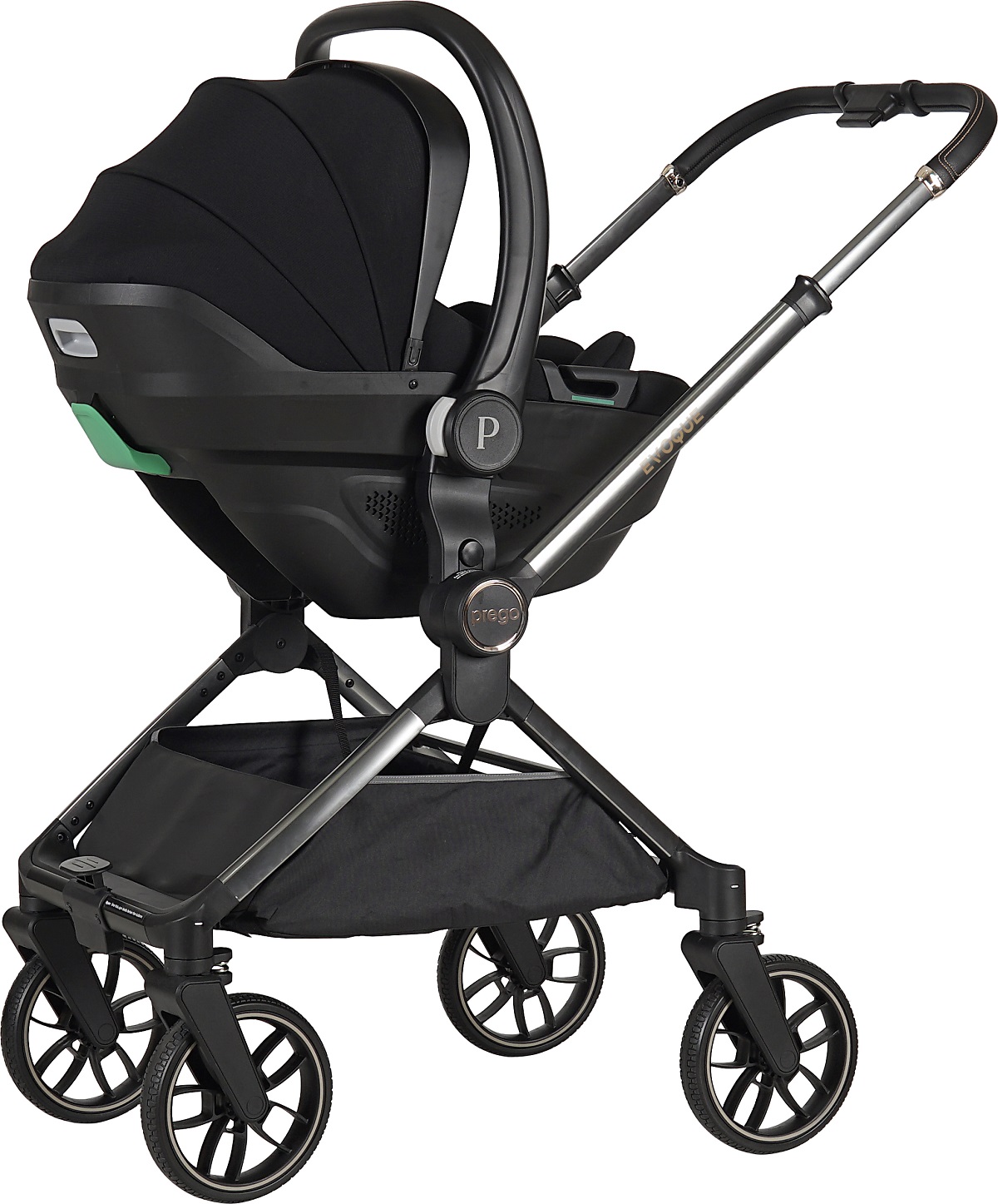 Prego Evoque 2425 İ-Size Travel Bebek Arabası Siyah